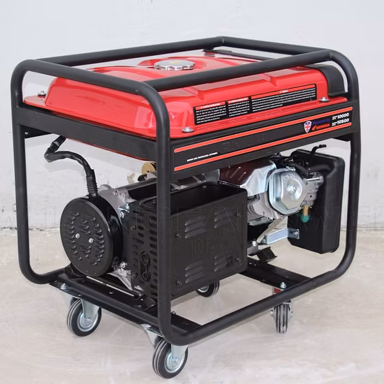 2kw 2kVA 2000W 3kw 3kVA 3000W 5kw 5kVA 5000W 6kw 6kVA 6000W 7kVA 7kw 7000W 8kw 8kVA New Hondadesign Silent Power Portable Petrol Gasoline Generator with Wheels