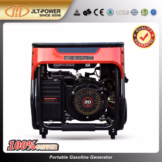 Electric Start (5kw 6kw 7kw 5kVA 6kVA 7kVA) Portable Gasoline/Petrol Engine Power Electric Generator