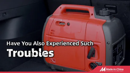 2kw 3kw Air Cooling Gasoline Inverter /Silent Digital Camping Portable Generator with Wheels